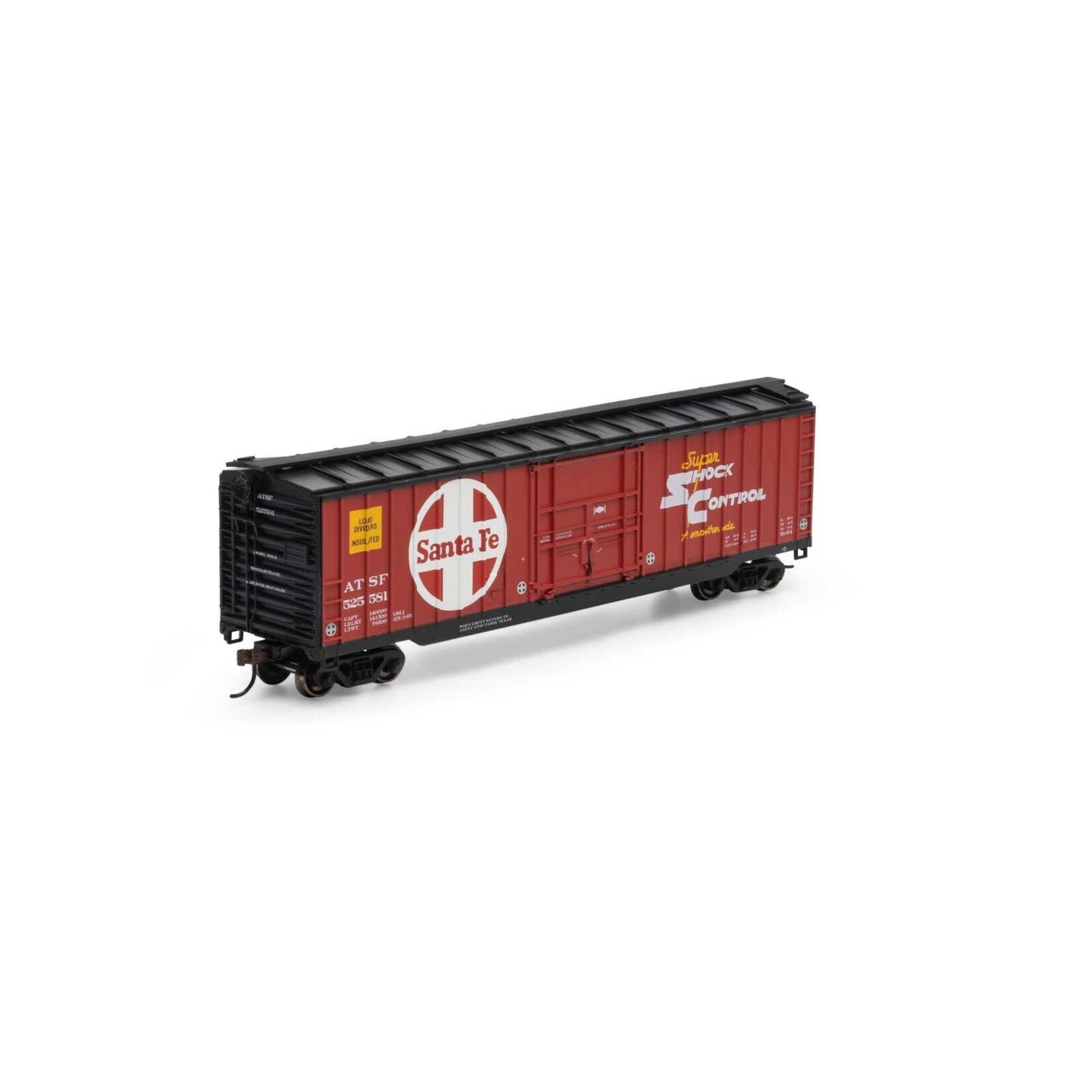 Roundhouse 40223 HO 50' OB Plug Door Box ATSF #525581