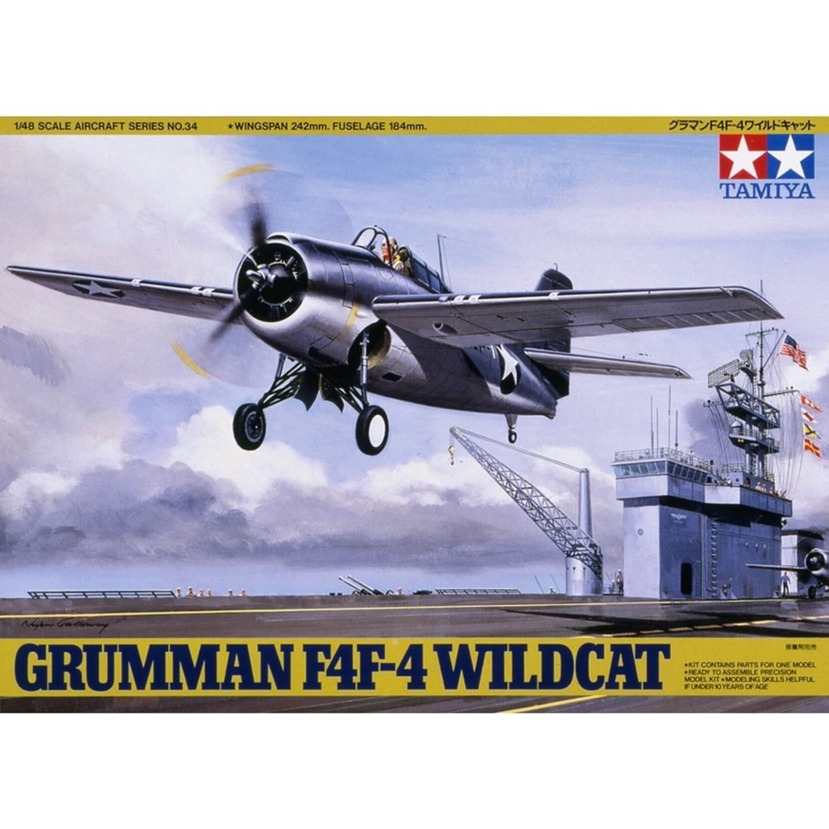 Tamiya 61034 Grumman F4F-4 Wildcat