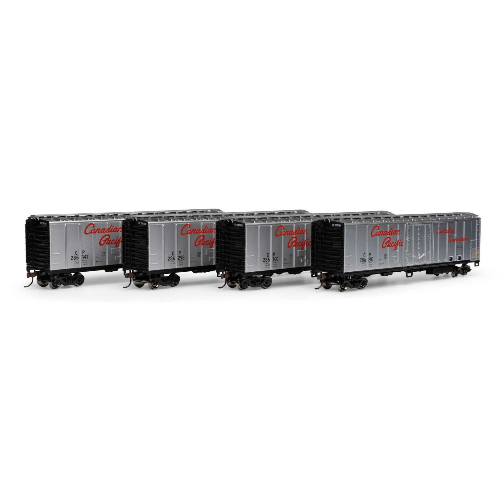 Roundhouse 87990 HO 50' Ex-Post Mechanical Reefer CPR - 4 Pack