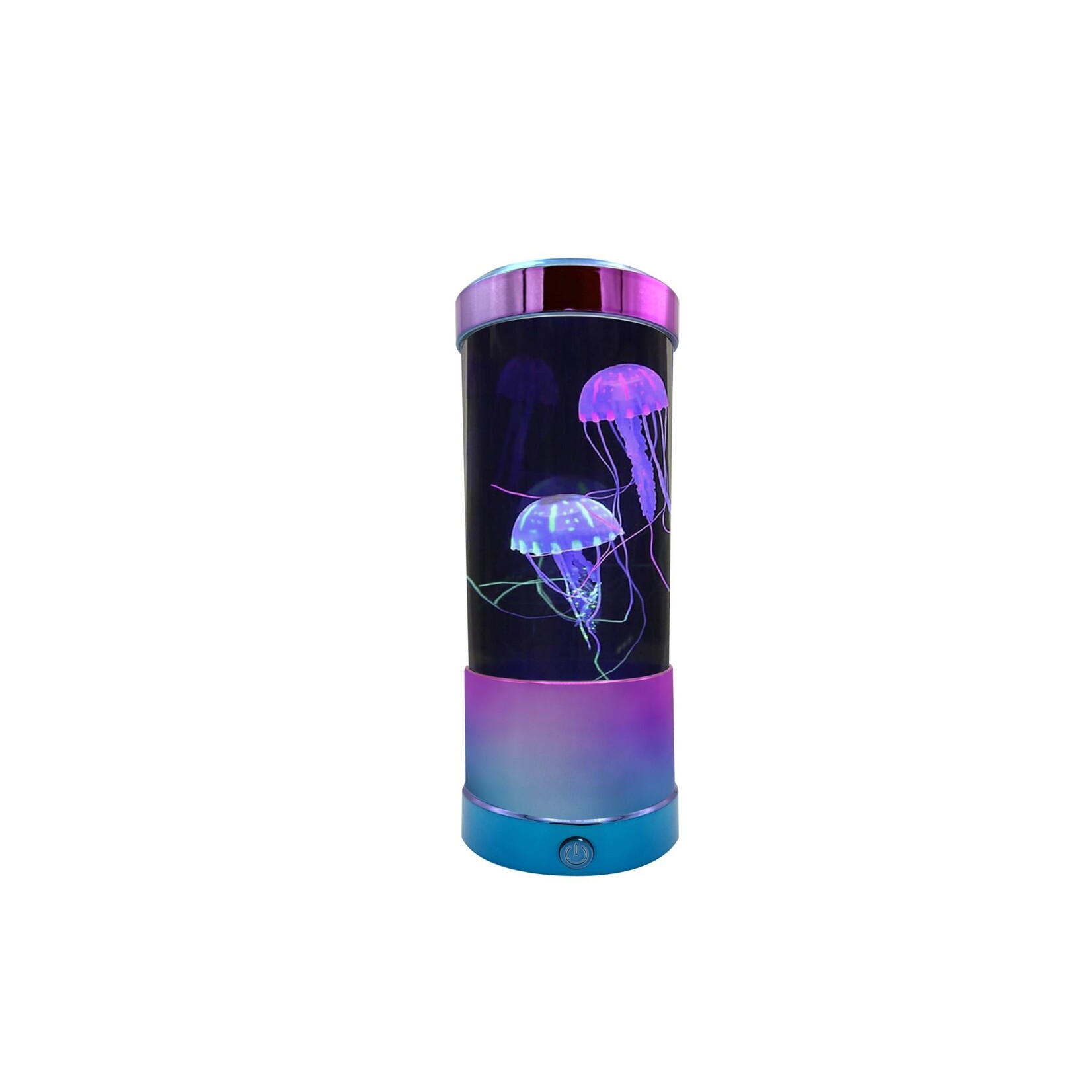 Wireless Express Mini Metallic Jellyfish Mood Lamp 9"