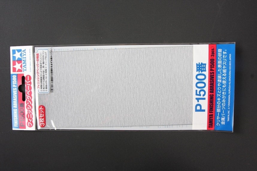 87059 Finishing Abrasives P1500 3 Sheets
