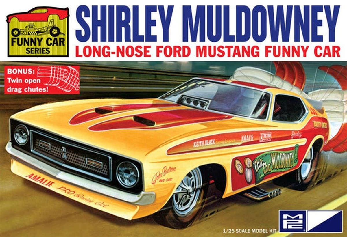 1001 1/25 Shirley Muldowney Long Nose Mustang Funny Car