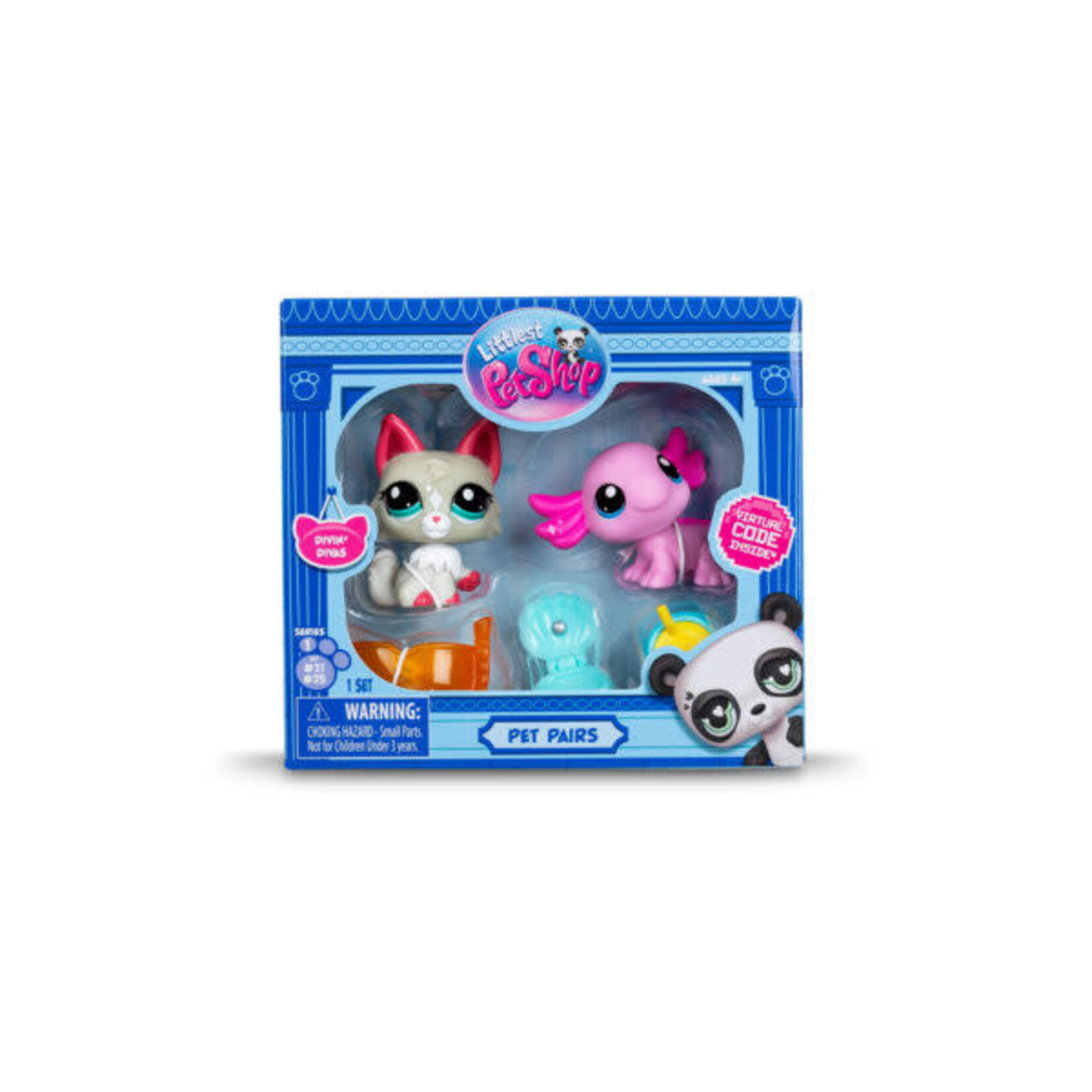 Littlest Pet Shop LPS Pet Pairs - #21 & #25 Divin' Divas