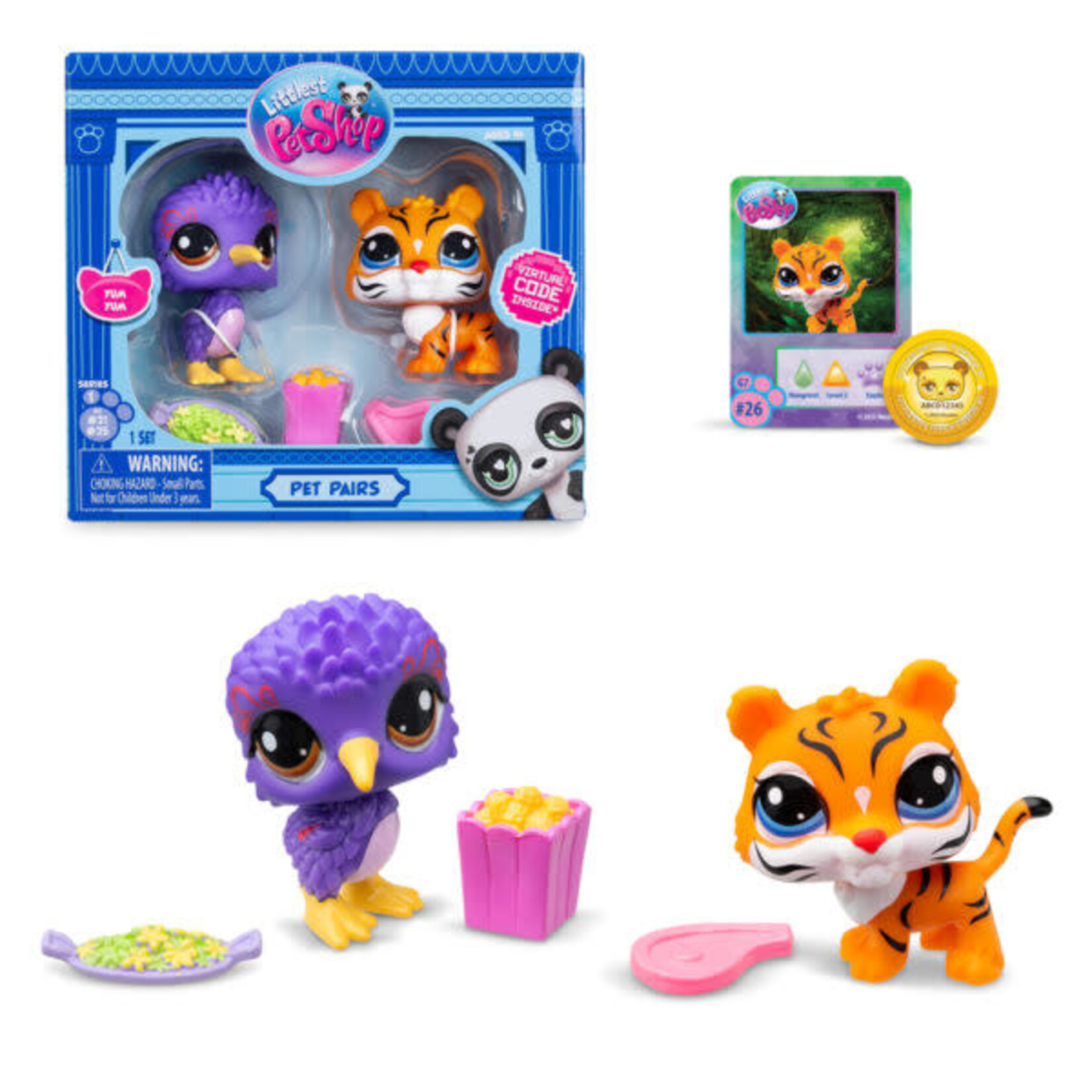 Littlest Pet Shop LPS Pet Pairs - #22 & #26