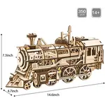 Hands Craft 3D Wooden Puzzle Locomotive Mechanical Building Model