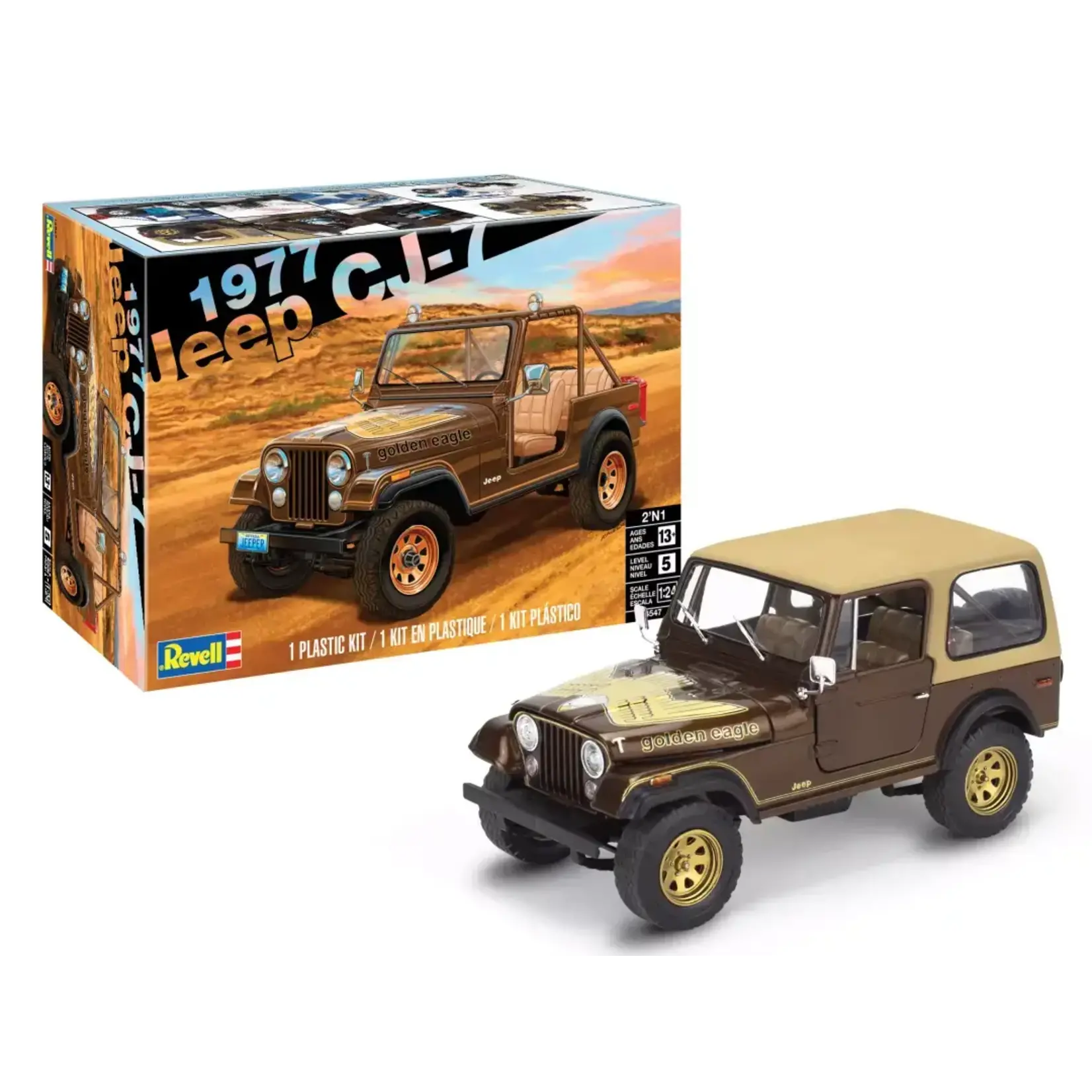 Revell 14547 1/24 1977 Jeep CJ7 Renegade 2 in 1