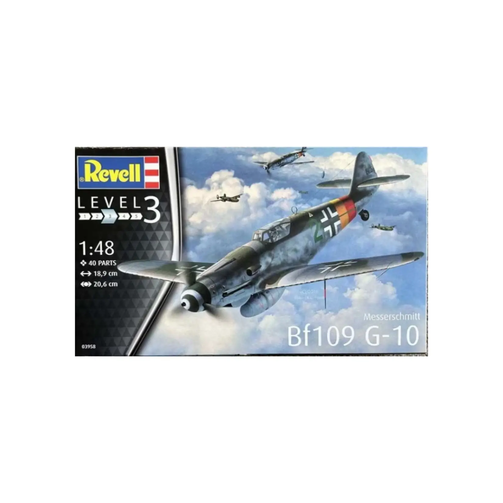 Revell 15873 1/48 Messerschmitt Bf109G10 Fighter