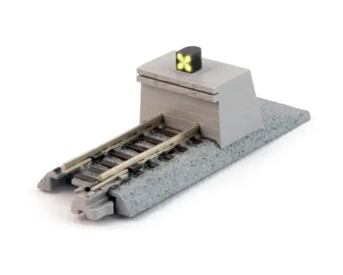 20063 N Unitrack 66mm Illuminated Bumper Type A DCC Compatible