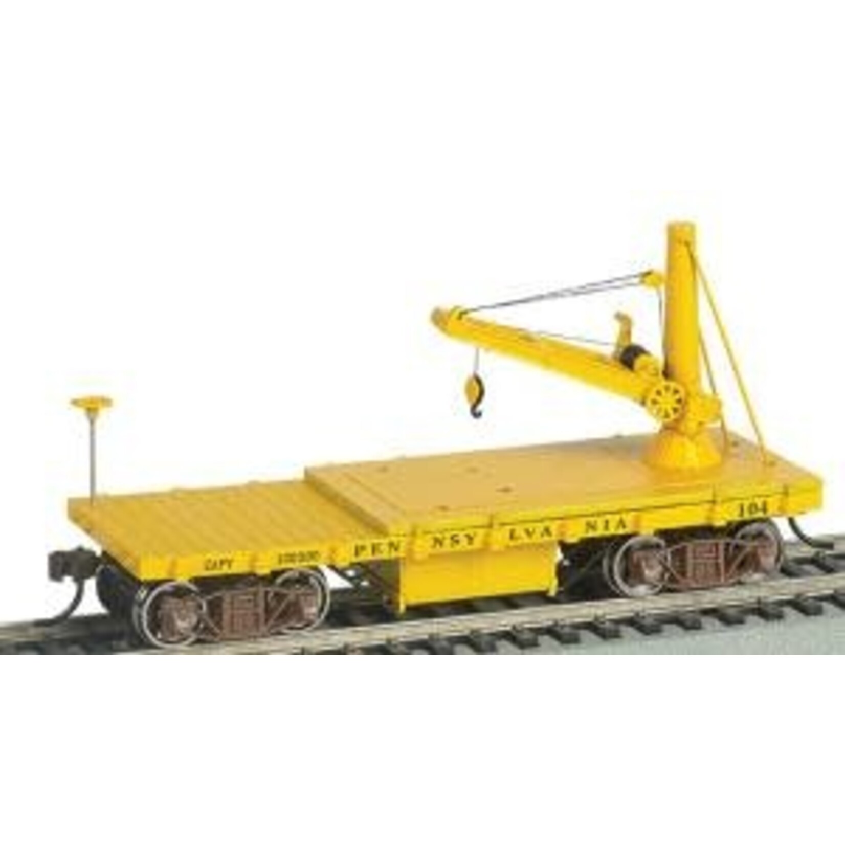 Bachmann 16418 HO OT MoW Derrick Car PRR Line