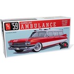AMT 1395 1/25 1959 Cadillac Ambulance with Gurney
