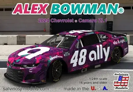 2024ABP 1/24 Alex Bowman 2024 NASCAR Chevrolet Camaro ZL1 Race Car