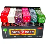 Dice Pop Lollipop 1.16oz Assorted