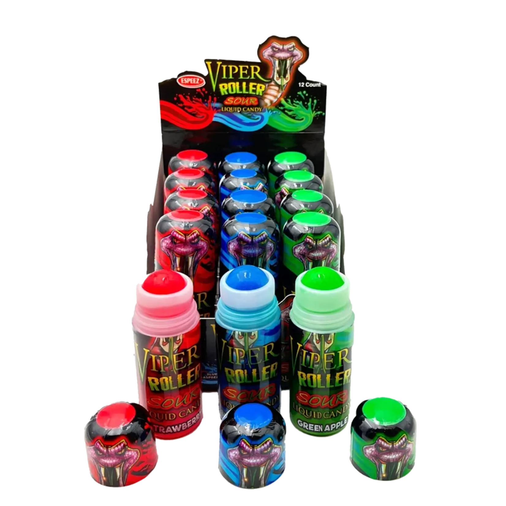 Candy Viper Roller Sour Liquid Candy