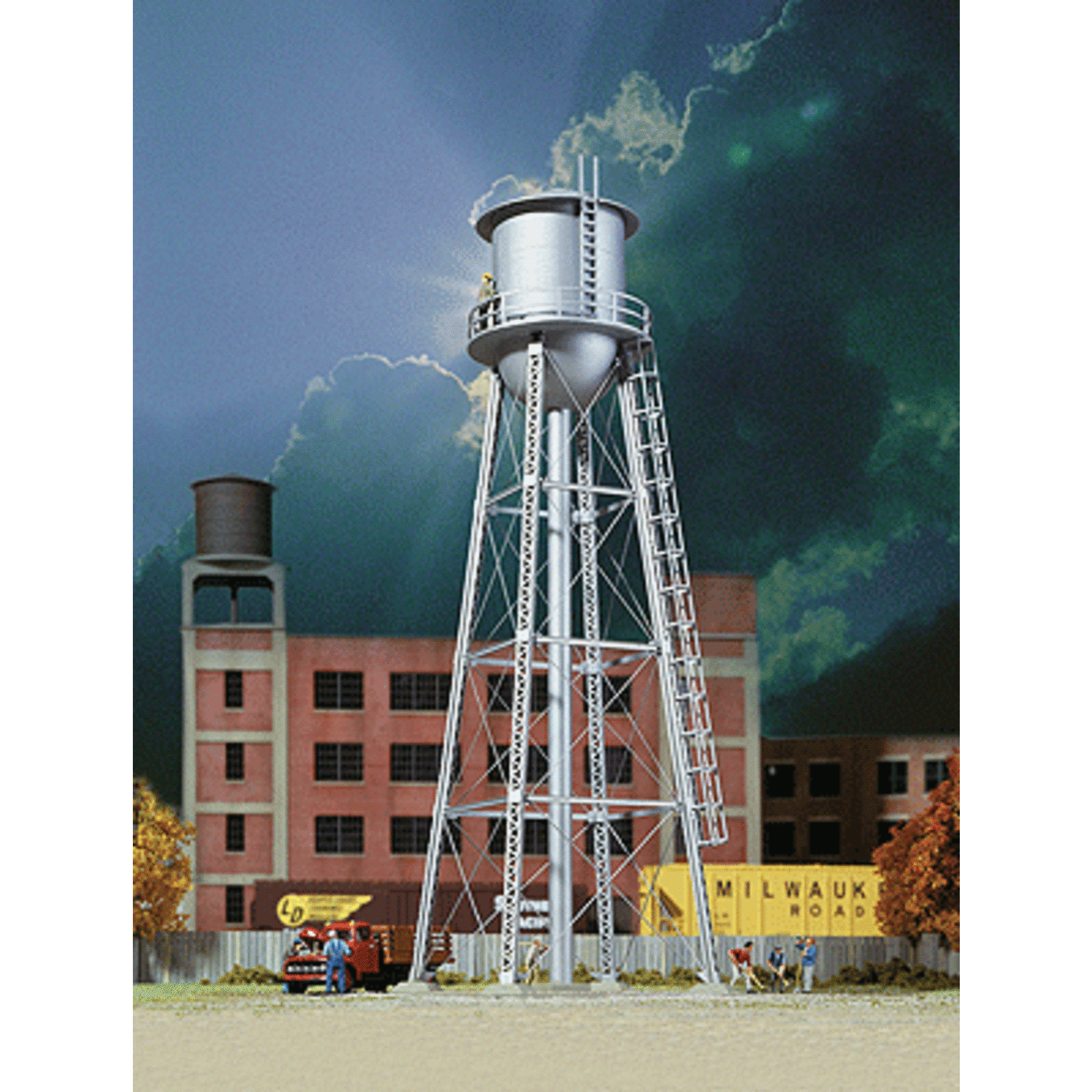 Walthers 9333833  N Vintage Water Tower Silver