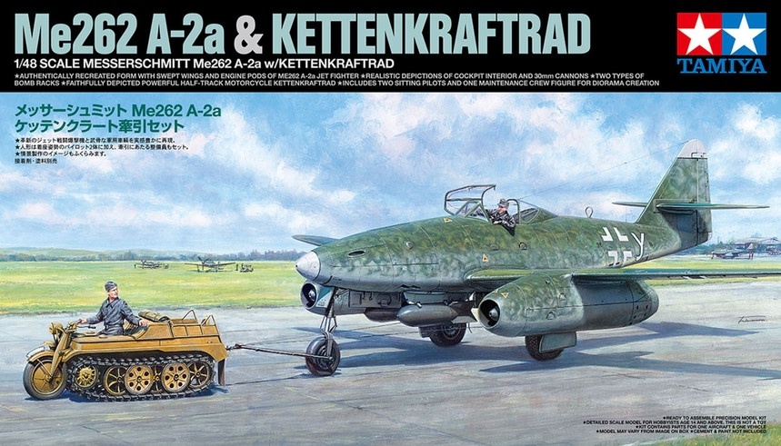 25215 Messerschmitt Me262 A-2a & Kettenkraftrad