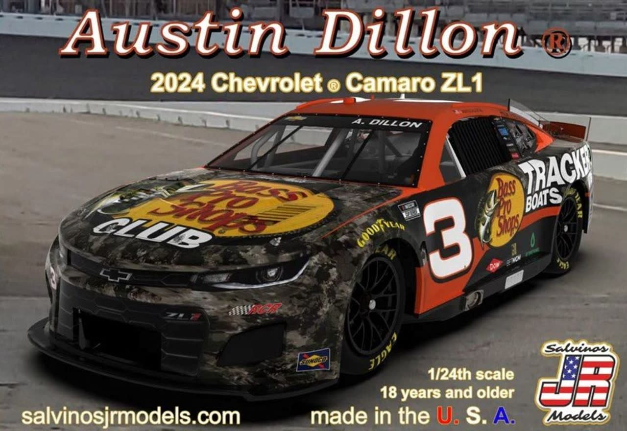 1/24 Austin Dillon 2024 NASCAR Chev Camaro ZL1 - Primary Livery