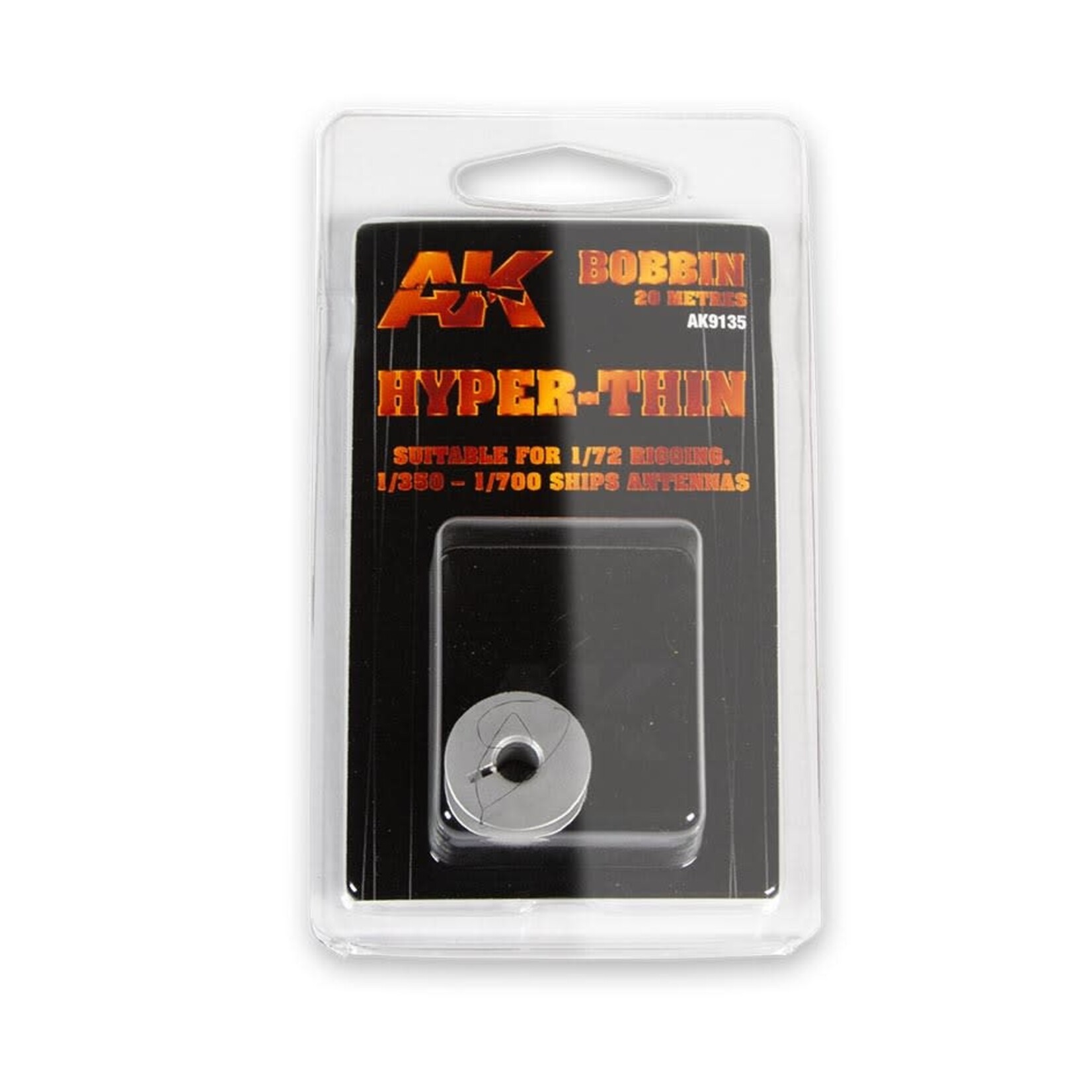 AK Interactive 9135 Hyper Thin Elastic Rigging Thread 20m Long