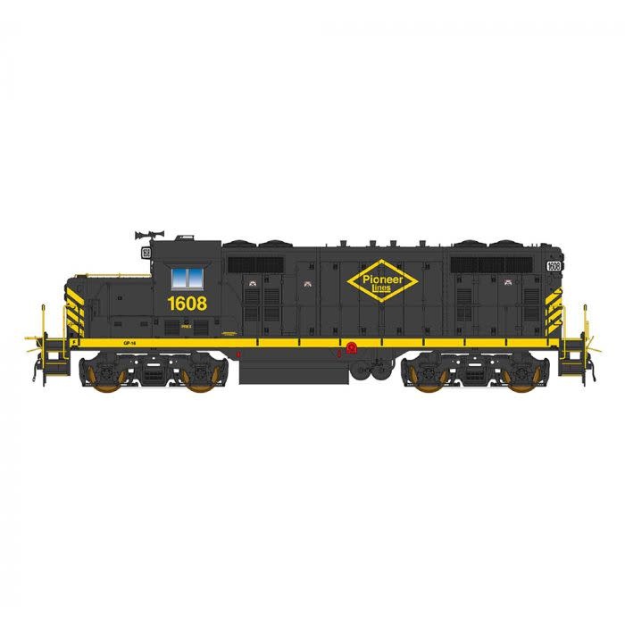 49838-02 HO GP16 Paducah Loco - Pioneer Railcorp Rd# 1608
