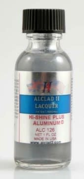 126 Hi-Shine Plus Aluminum Lacqyer 1oz