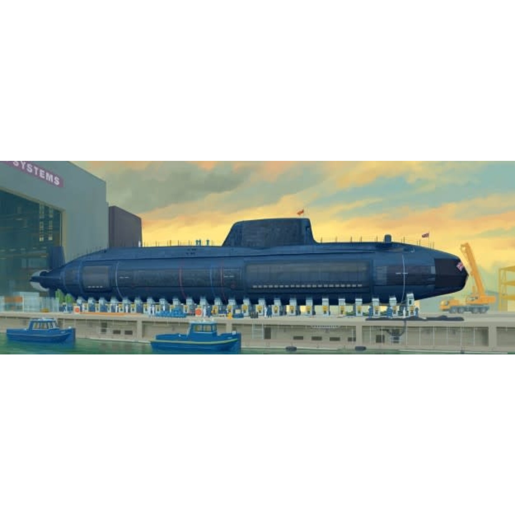 Trumpeter 5909 1/144 HMS Astute British Submarine