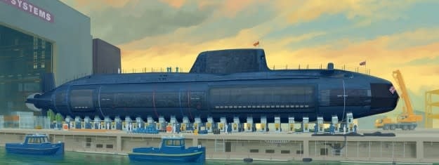 5909 1/144 HMS Astute British Submarine