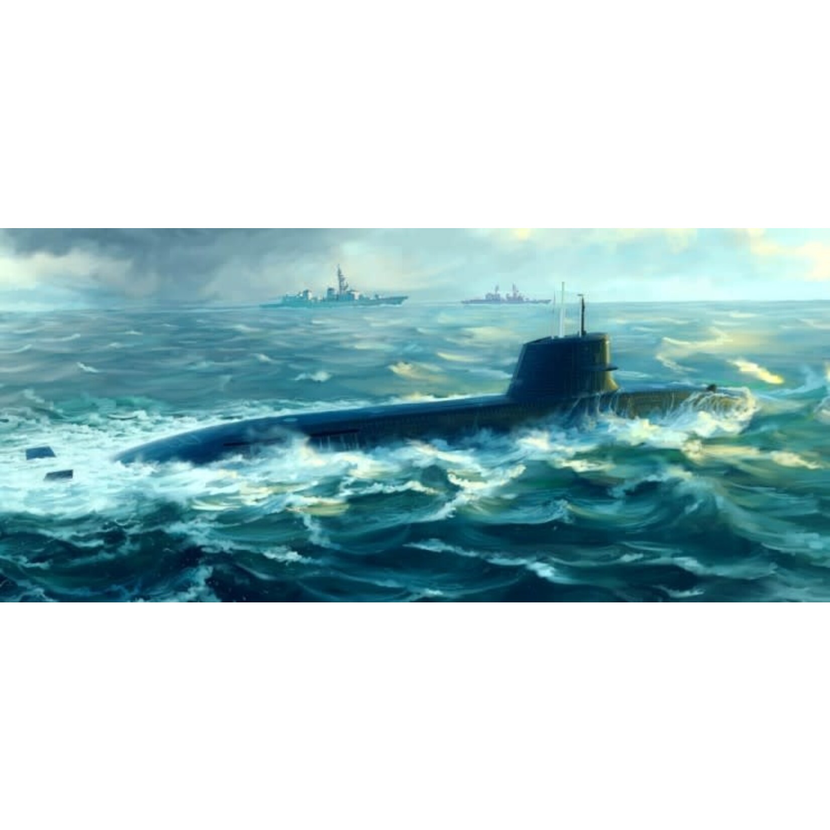 Trumpeter 5911 1/144 Japanese Soryu Class Attack Submarine