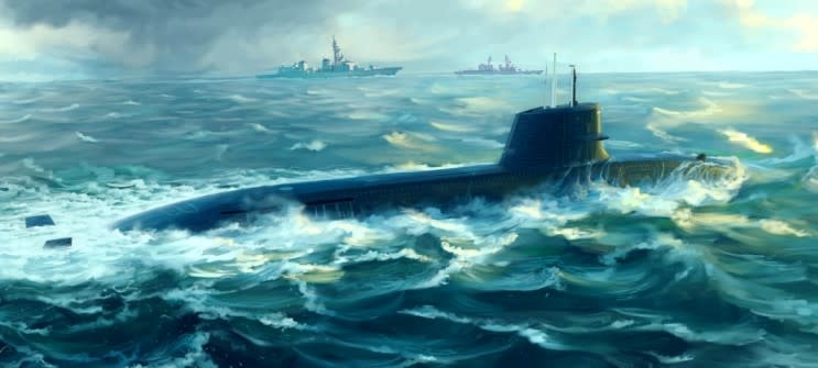 5911 1/144 Japanese Soryu Class Attack Submarine
