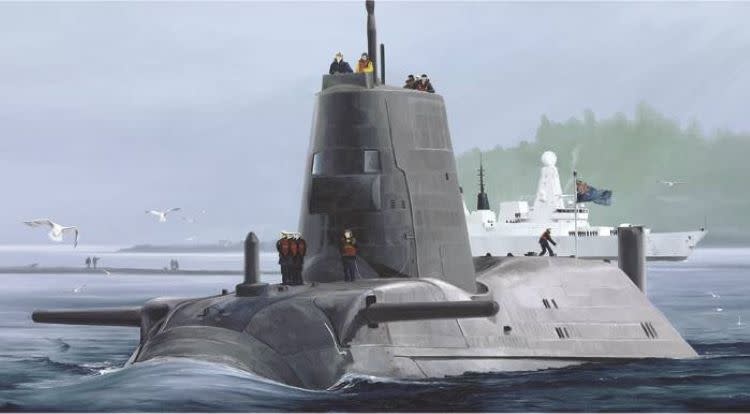 83509 1/350 HMS Astute British Submarine