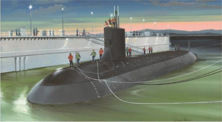 83513 1/350 USS Virginia SSN774 Submarine