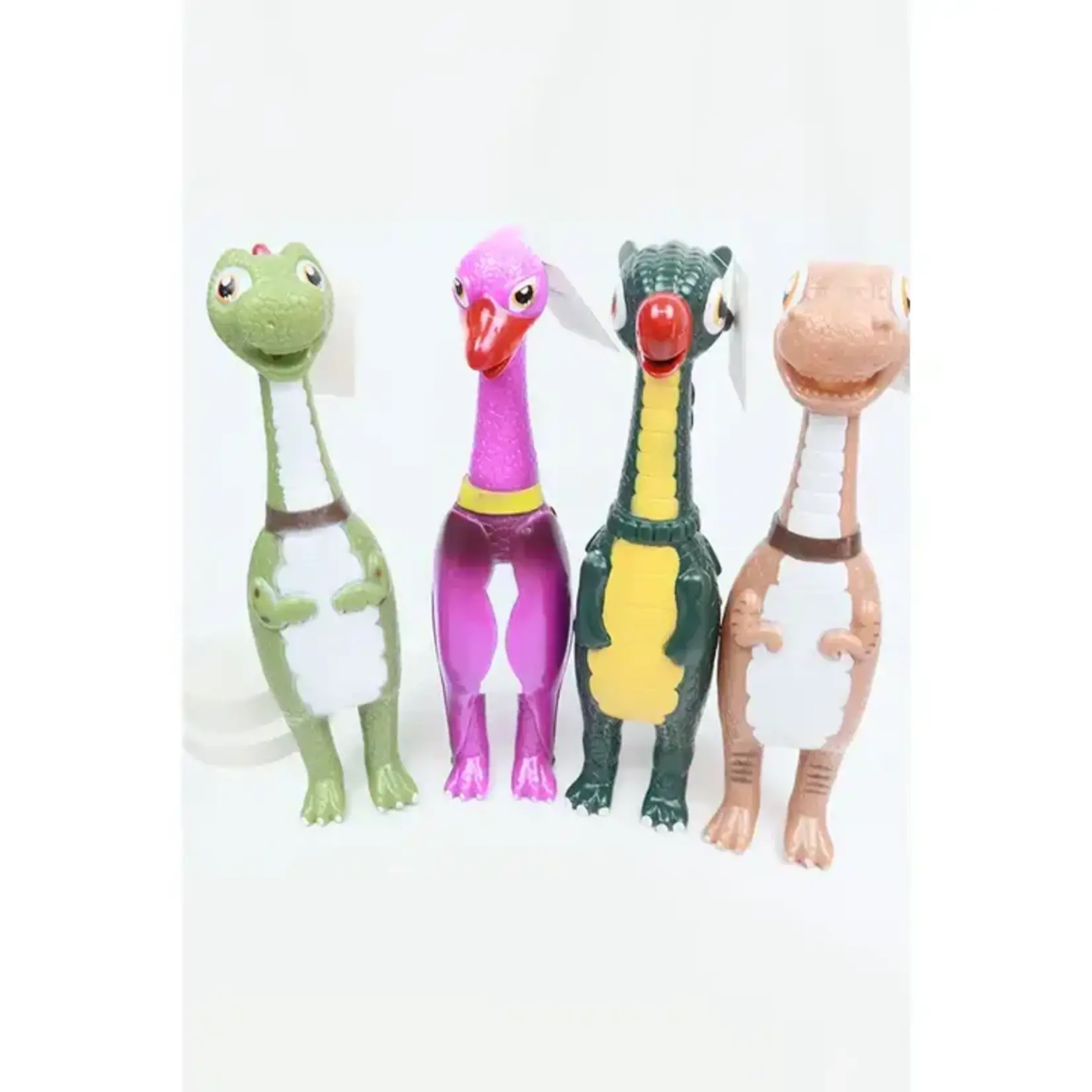 Shrilling Rubber Dinosaur Assorted Styles  - 12 Inch