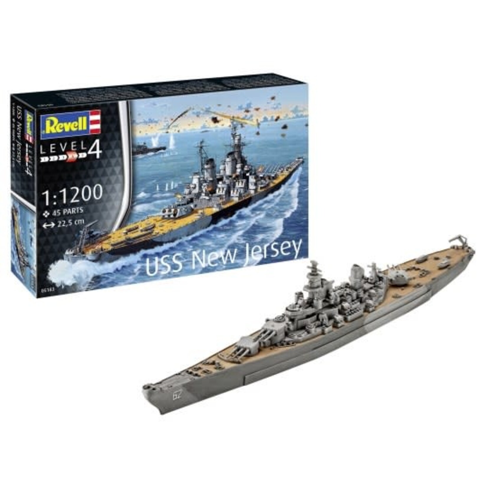 Revell 75183 1/1200 USS New Jersey Battleship