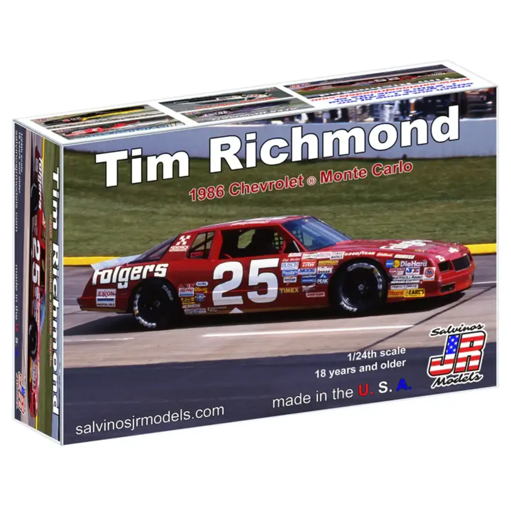 Salvinos 1/24 Tim Richmond #25 1986 Chev Monte Carlo Race Car