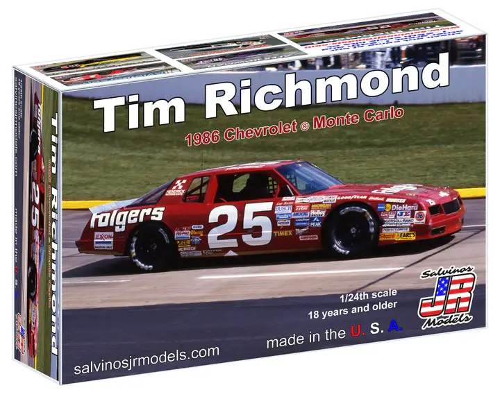 1/24 Tim Richmond #25 1986 Chev Monte Carlo Race Car