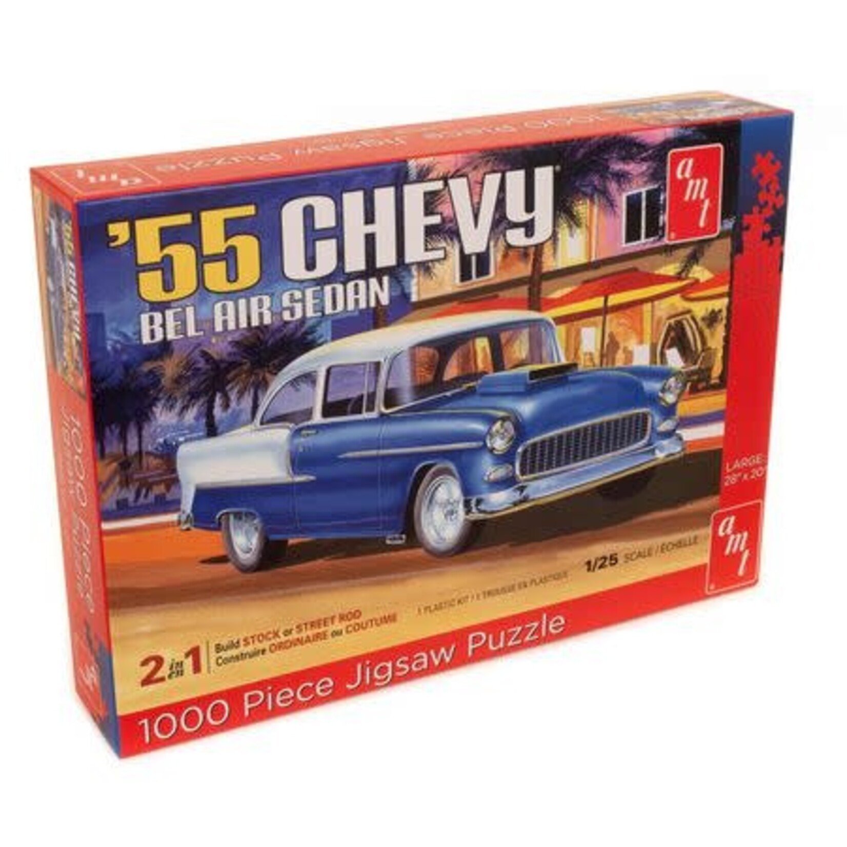 AMT 92 AMT 1955 Chevy Bel Air Sedan 1,000 pc Jigsaw Puzzle