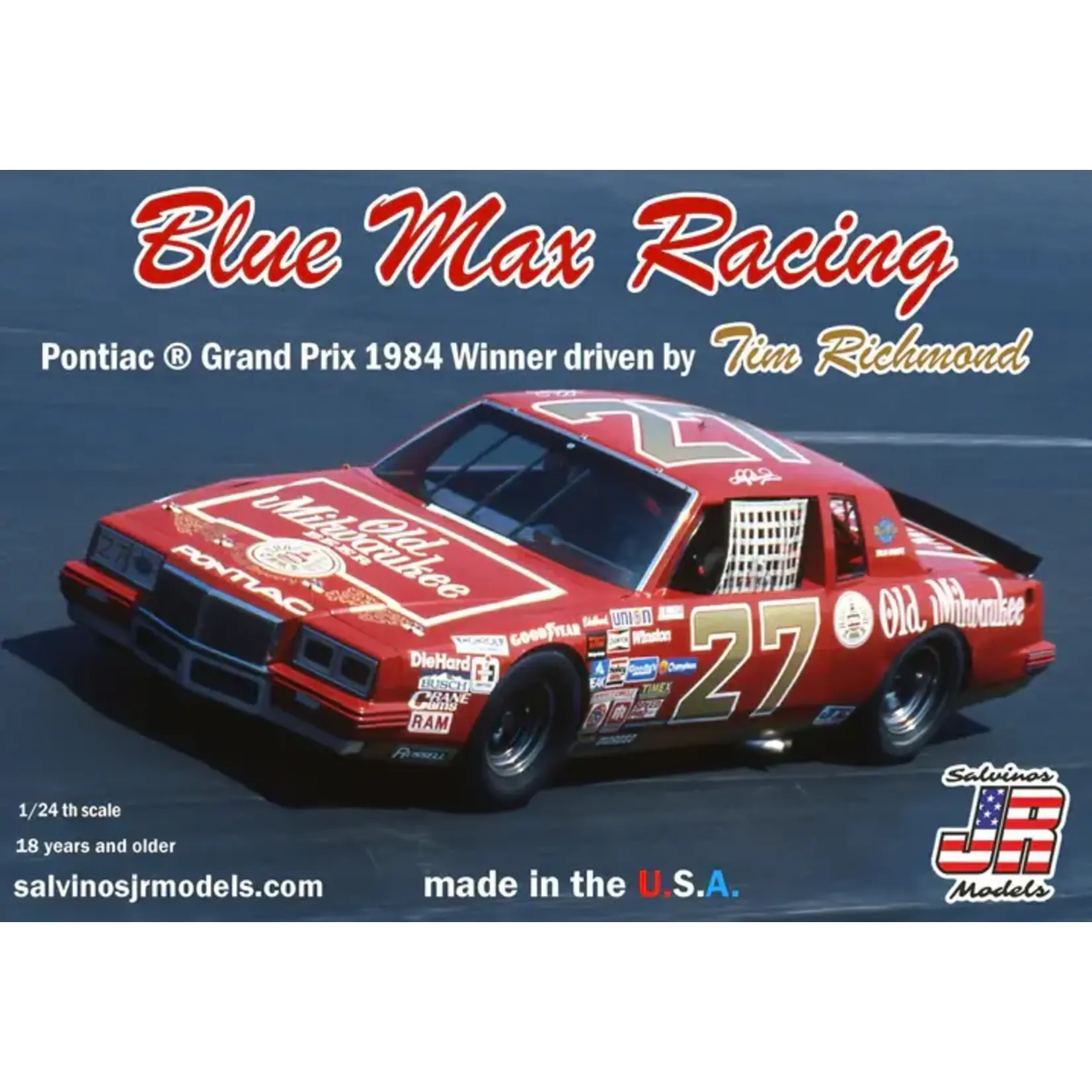 Salvinos 15906 1984 Pontiac Grand Prix Tim Richmond Blue Max Racing