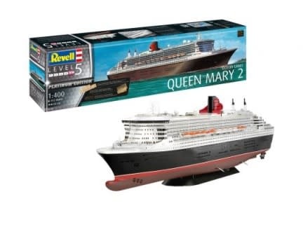 5199 1/400 Queen Mary II Ocean Liner Platimum Limited Edition