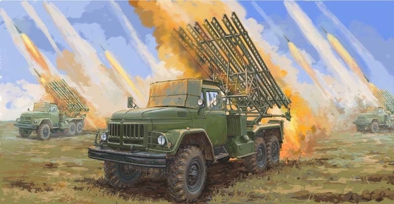 1062 1/35 Soviet 2B7R Multiple Rocket Launcher BM13 HMM