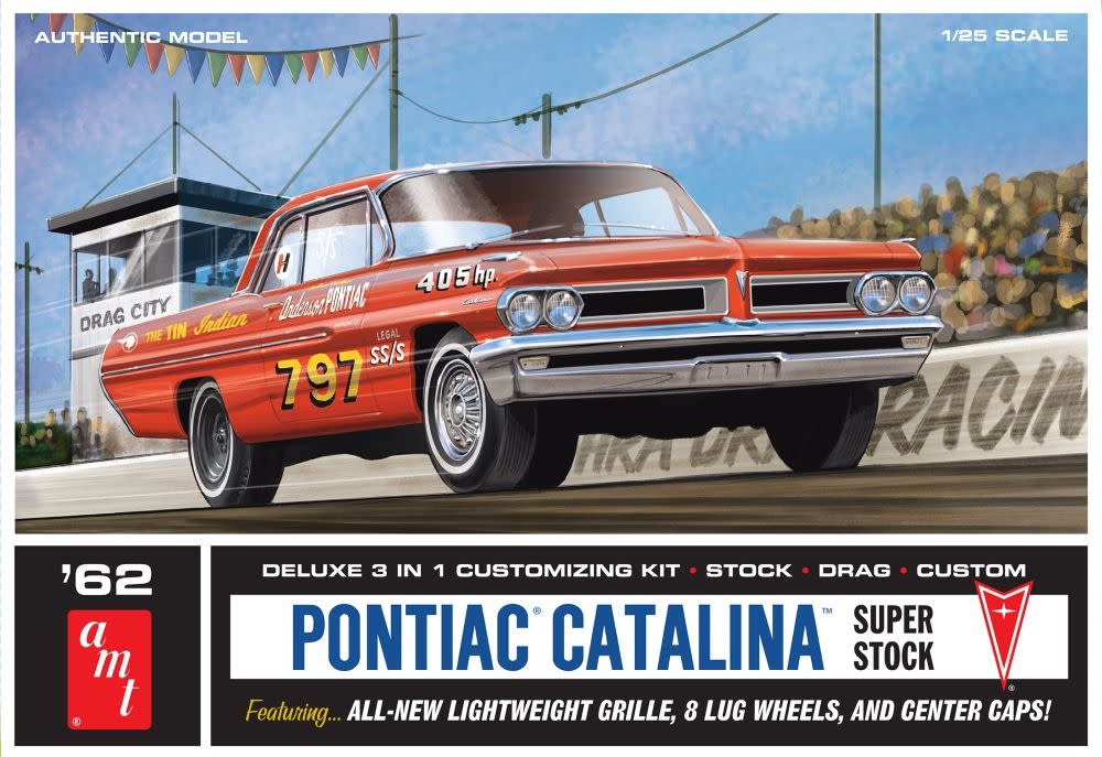 1392 1/25 1962 Pontiac Catalina Super Stock Race Car