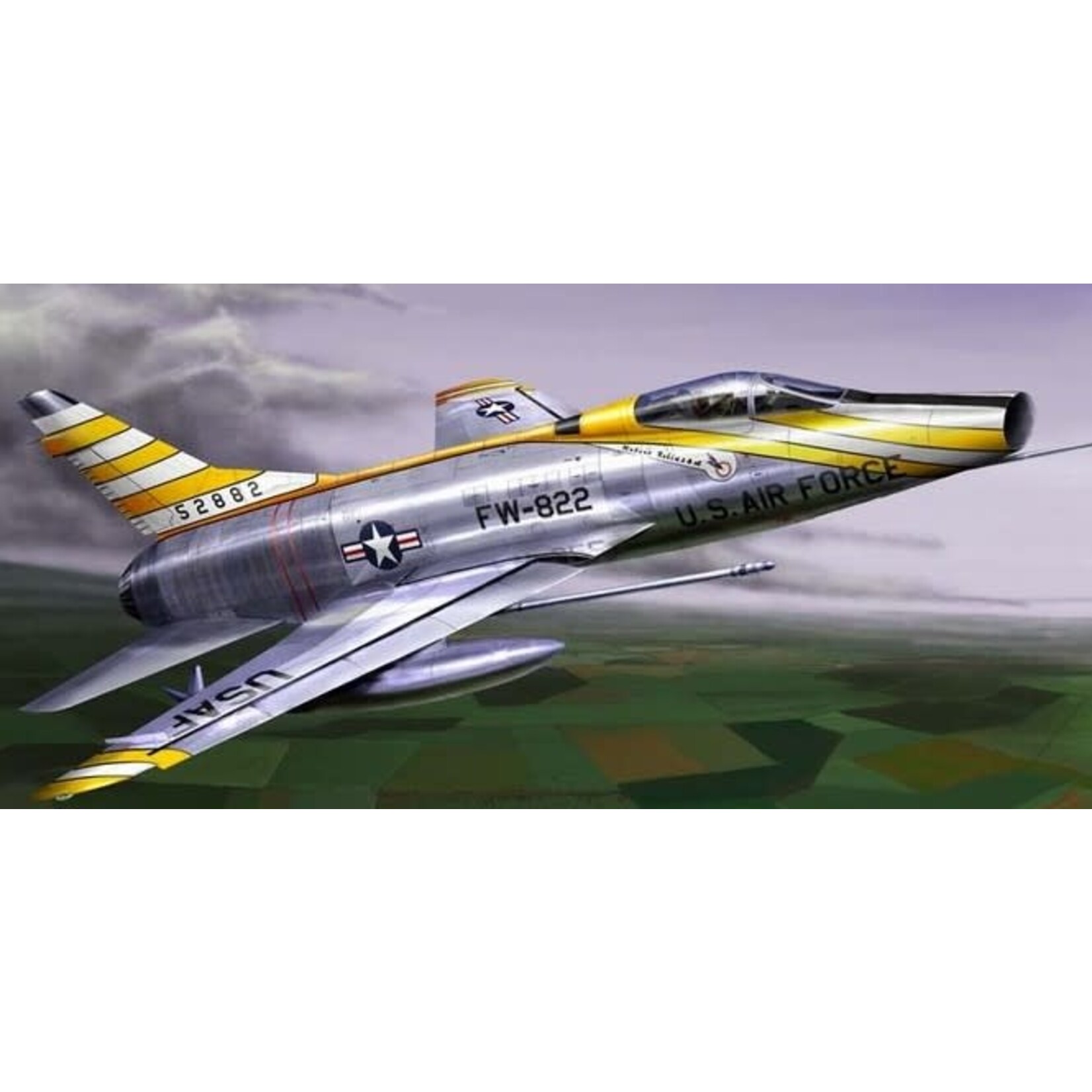 Trumpeter 1649 1/72 F100D Super Sbre Attack Fighter