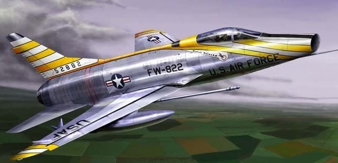 1649 1/72 F100D Super Sabre Attack Fighter
