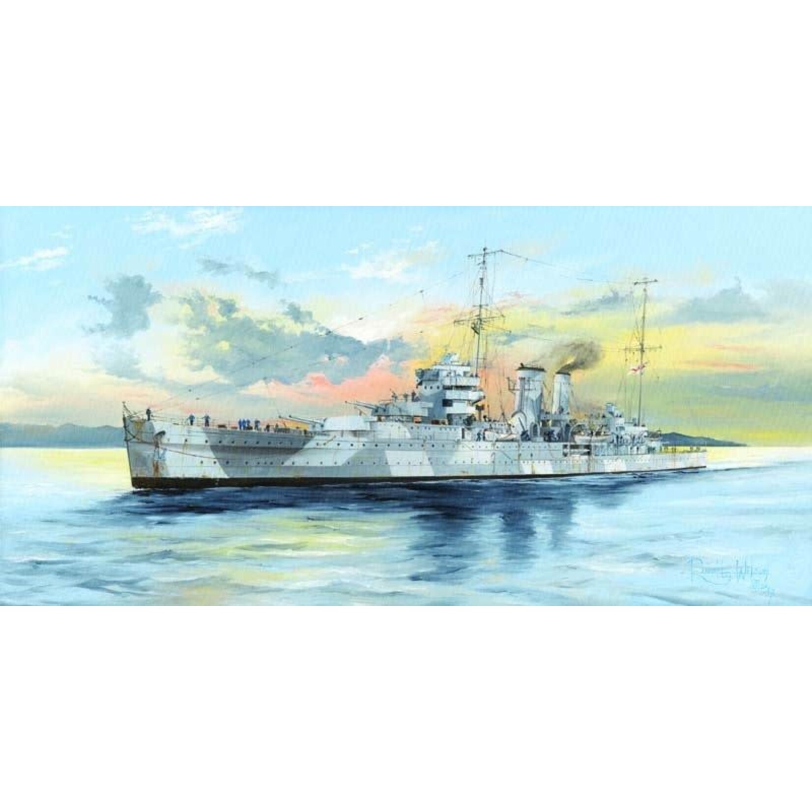 Trumpeter 5351 1/350 HMS York British Heavy Cruiser