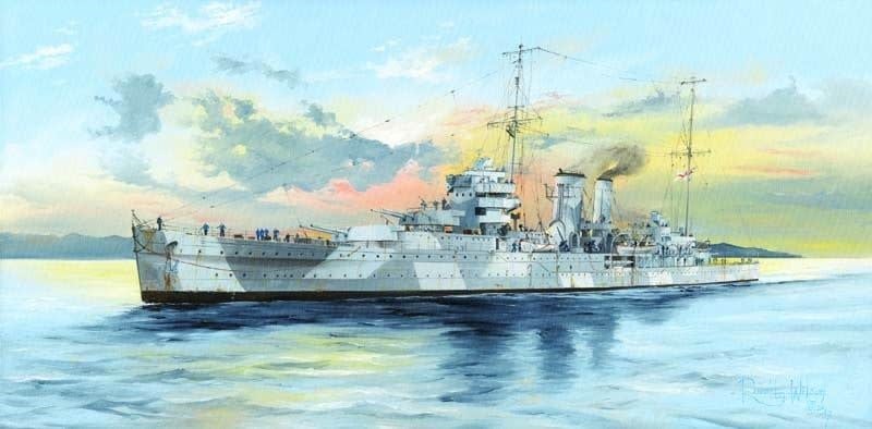 5351 1/350 HMS York British Heavy Cruiser