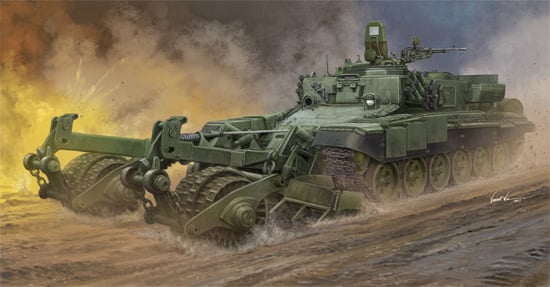 9552 1/35 Russian BMR3 Armored Mine Clearing Vehicle