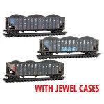 Micro Trains Line 98305072 N RBMN Weathered 3 Pack