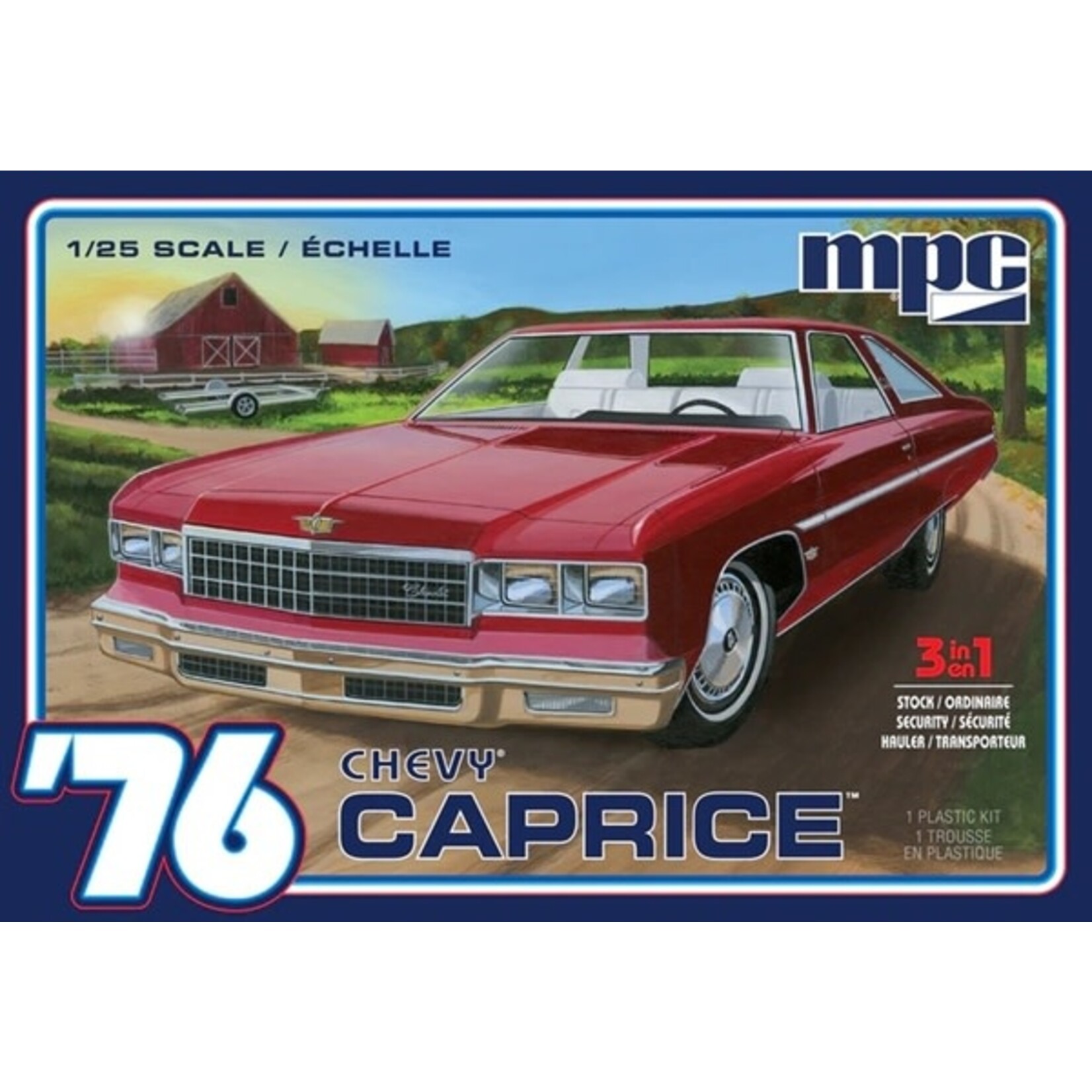 MPC 963 1976 Chev Caprice w/Trailer