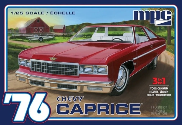 963 1976 Chev Caprice w/Trailer