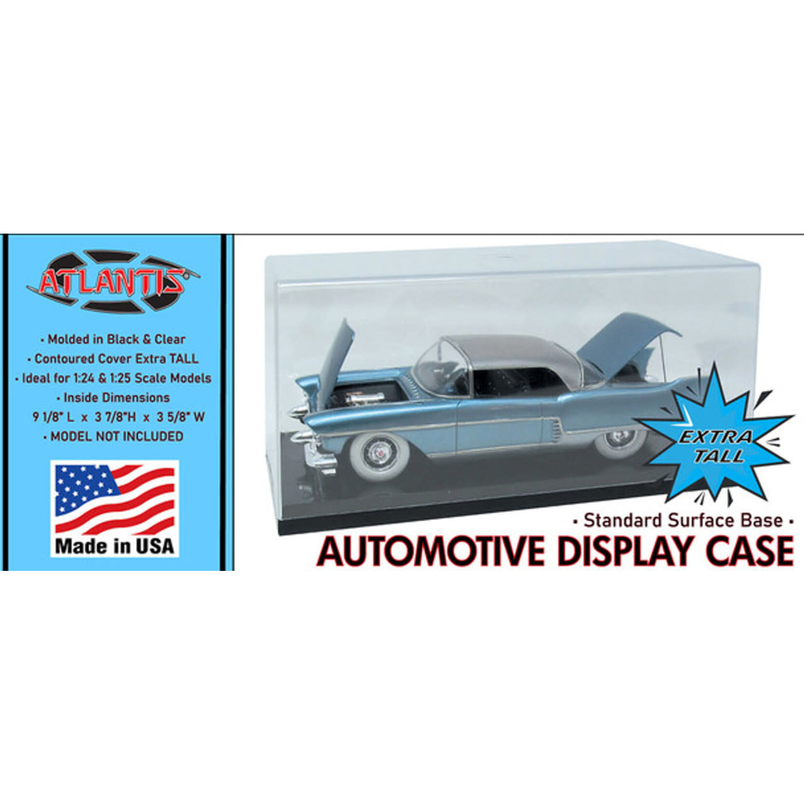 Atlantis 1013 1/24 1/25 Auto Display Case - Tall Standard