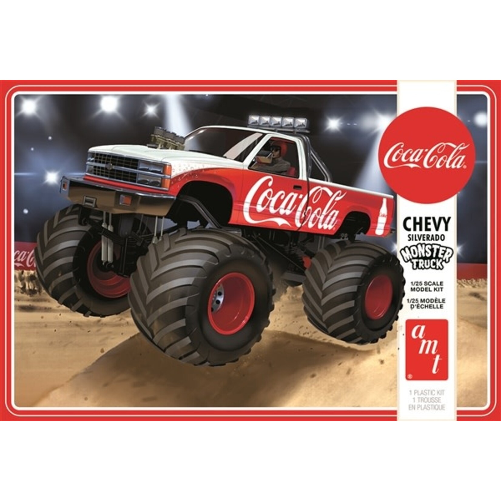 AMT 1184 1988 Chev Silverado Monster Truck Coca-Cola