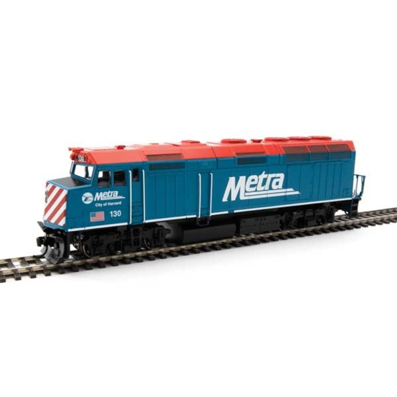 Walthers 9109474 HO EMD F40PH DC Metra #130