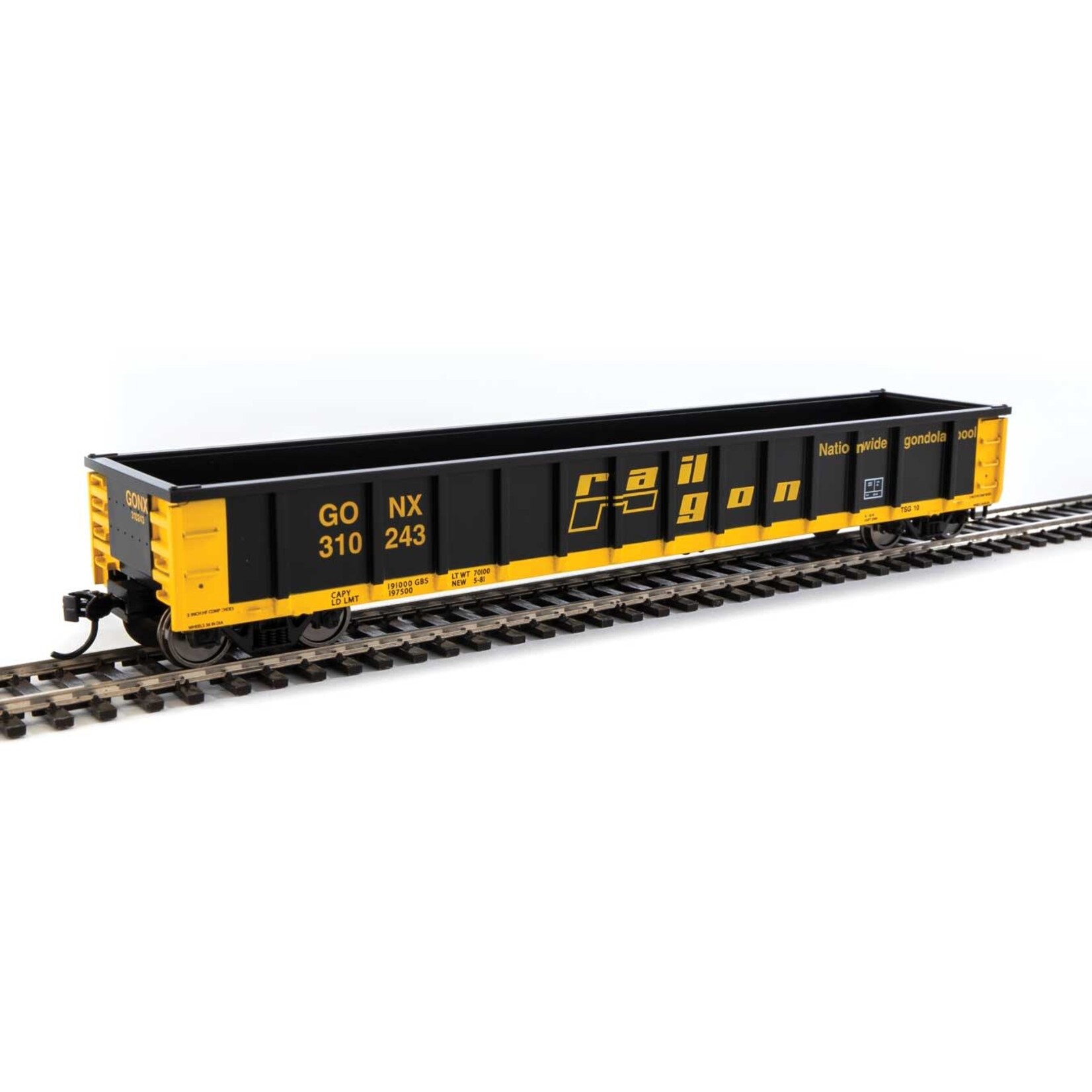 Walthers 9106303 HO 53' Railgon GONX #310243